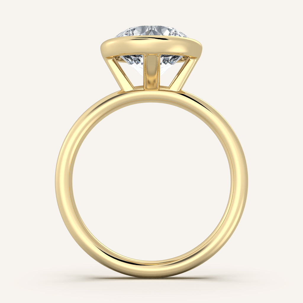 Continu Bezel Set | 18k Yellow Gold