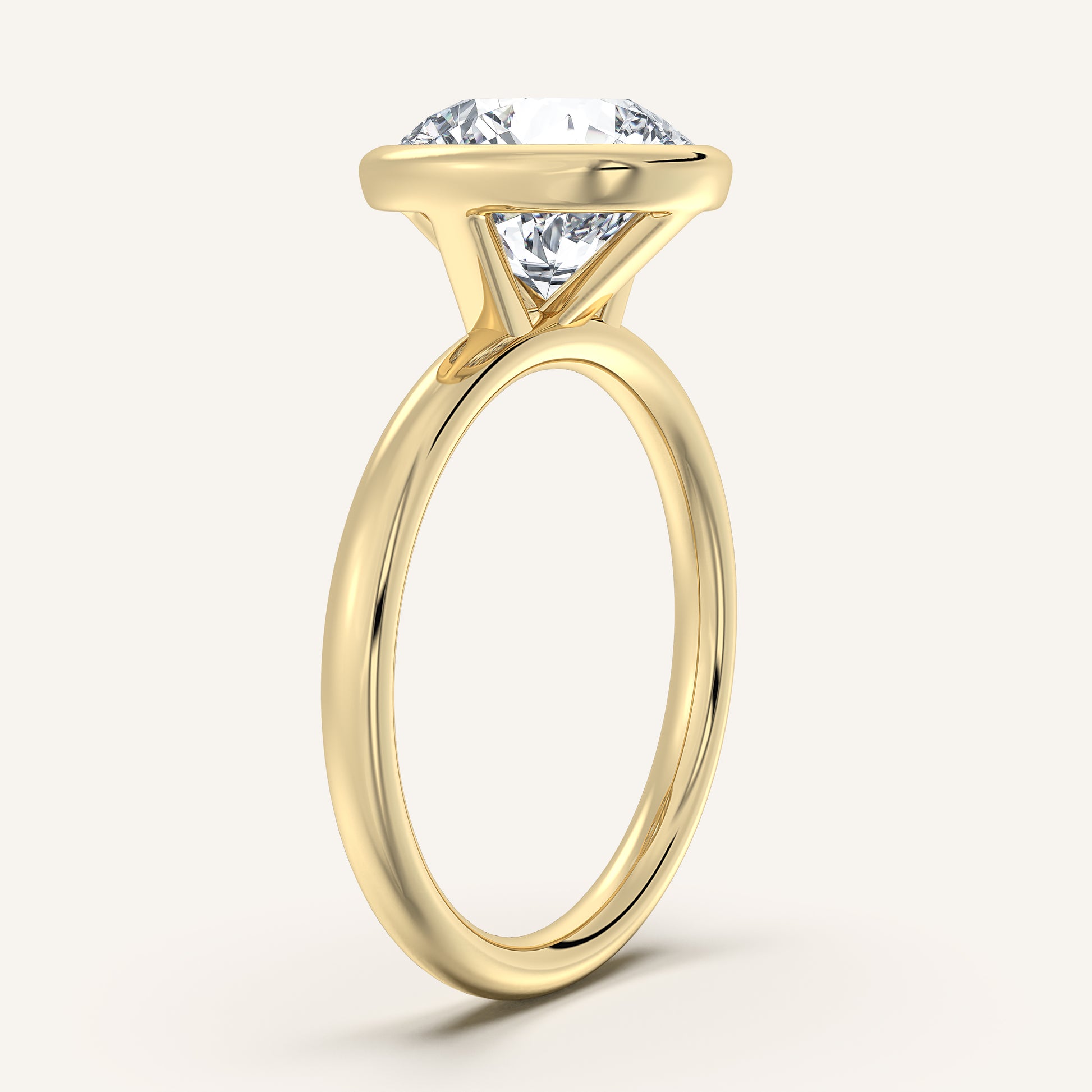 Continu Bezel Set | 18k Yellow Gold