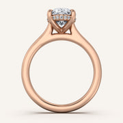 Image for Moval Cathedral Engagement Ring | 18k Rose Gold