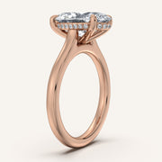 Image for Moval Cathedral Engagement Ring | 14k Rose Gold