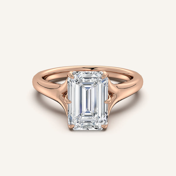 Petale Tulip Style Engagement Ring | 18k Rose Gold