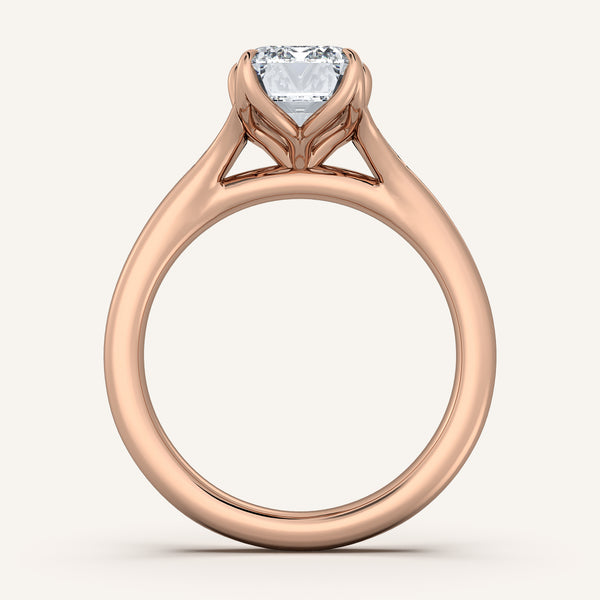 Petale Tulip Style Engagement Ring | 18k Rose Gold
