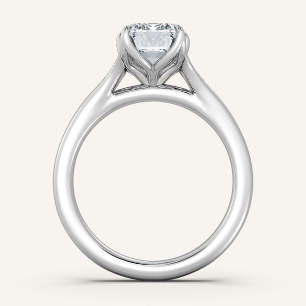 Petale Tulip Style Engagement Ring | Platinum