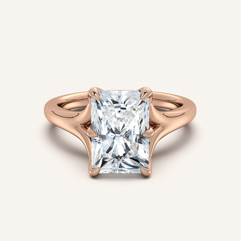 Image for Petale Tulip Style Engagement Ring | 14k Rose Gold