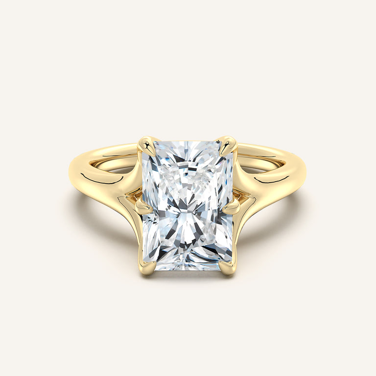 Image for Petale Tulip Style Engagement Ring | 14k Yellow Gold