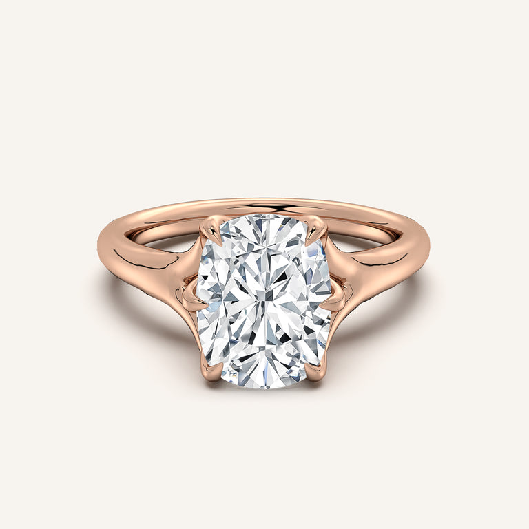 Image for Petale Tulip Style Engagement Ring | 14k Rose Gold