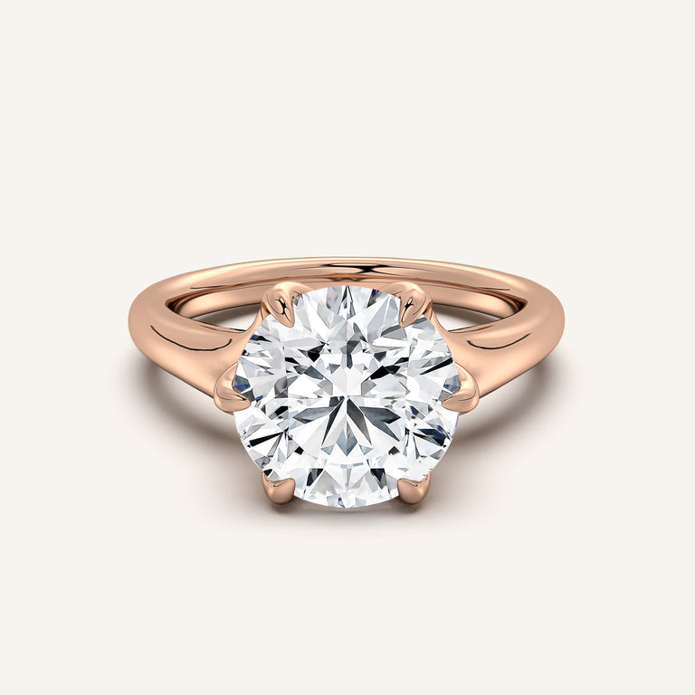 Image for Petale Tulip Style Engagement Ring | 14k Rose Gold