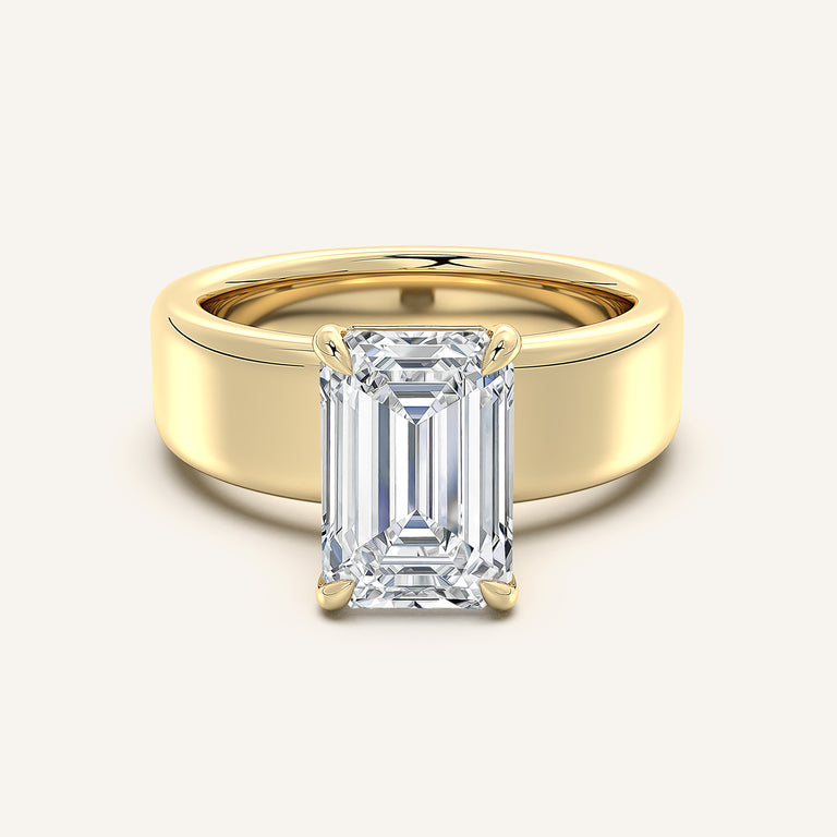Image for Chunky Engagement Ring | 14k Yellow Gold