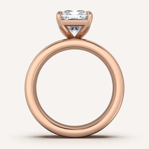 Chunky Engagement Ring | 18k Rose Gold