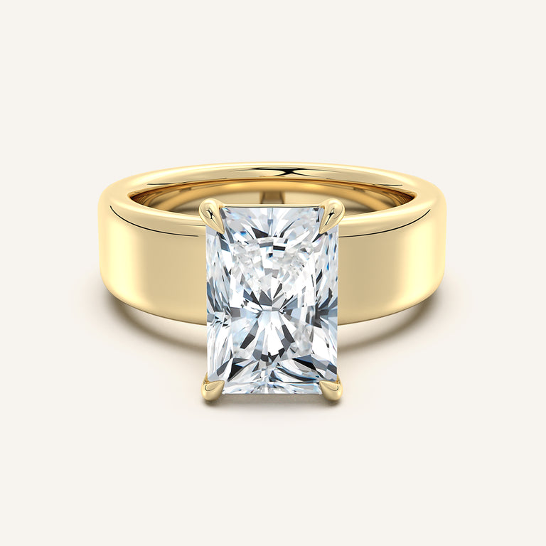 Image for Chunky Engagement Ring | 18k Yellow Gold