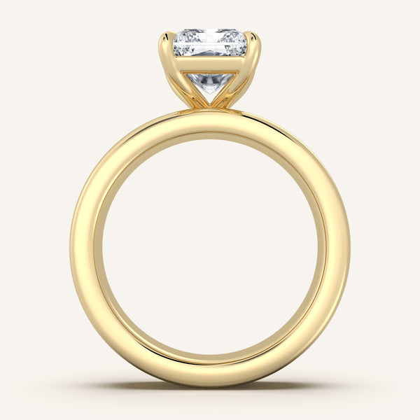 Chunky Engagement Ring | 18k Yellow Gold