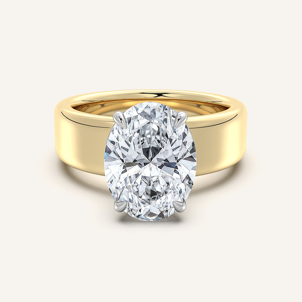 Grand Thick Band | 14k Two Tone