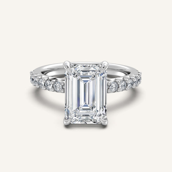 Brillante Accented Engagement Ring | Platinum