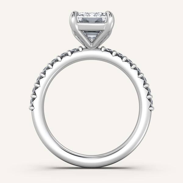 Brillante Accented Engagement Ring | Platinum