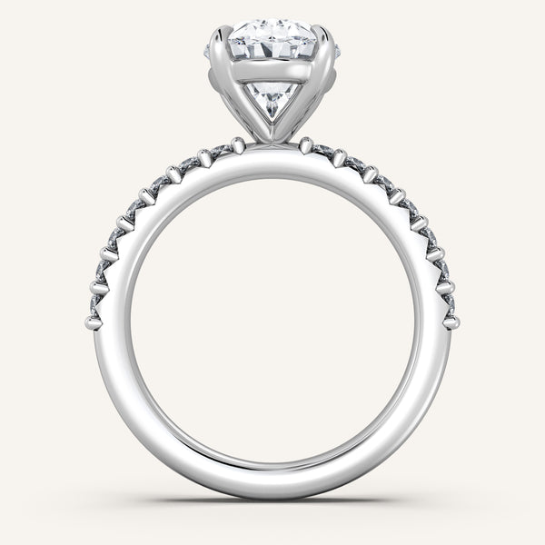 Brillante Accented Engagement Ring | Platinum
