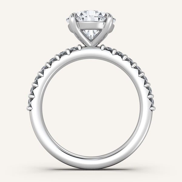 Brillante Accented Engagement Ring | Platinum