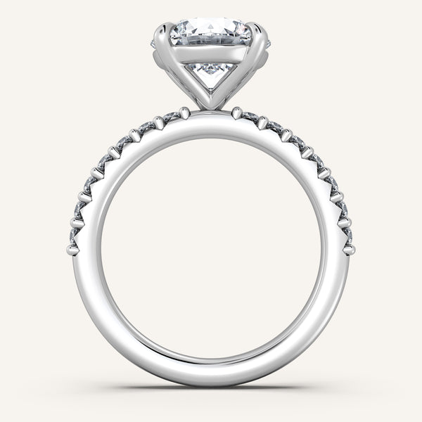 Brillante Accented Engagement Ring | Platinum