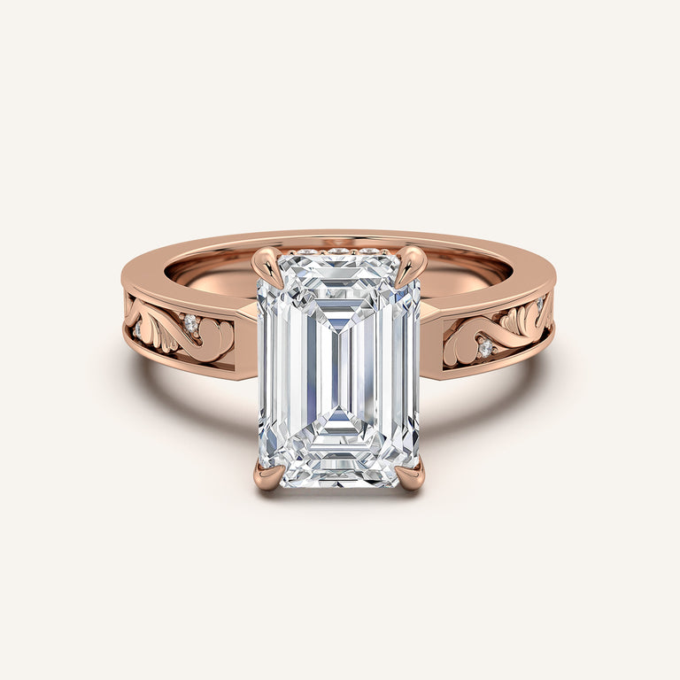 Image for Vintage Inspired Engagement Ring | 14k Rose Gold