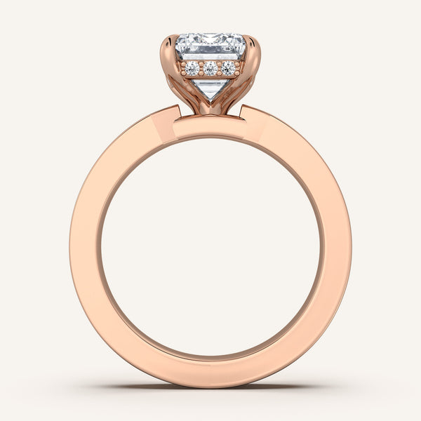 Vintage Inspired Engagement Ring | 14k Rose Gold