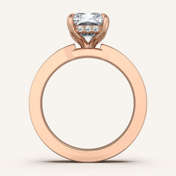 Vintage Inspired Engagement Ring | 14k Rose Gold