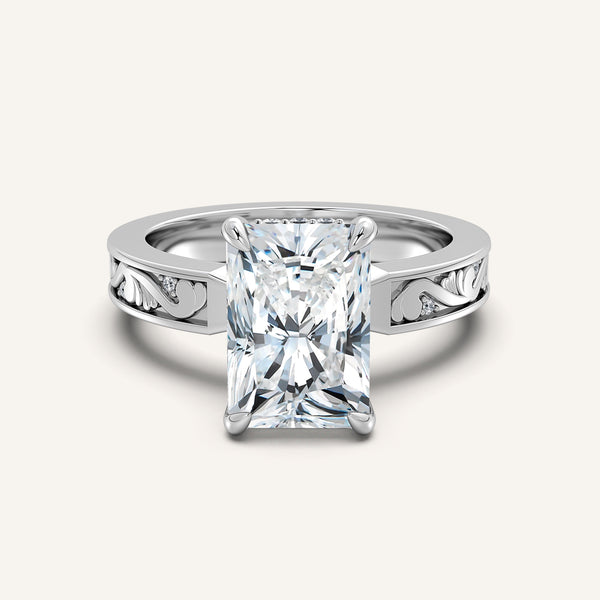 Vintage Inspired Engagement Ring | Platinum