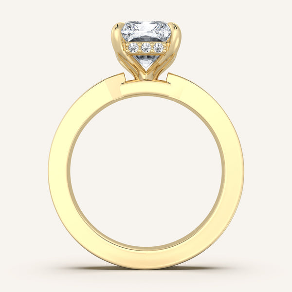 Vintage Inspired Engagement Ring | 14k Yellow Gold