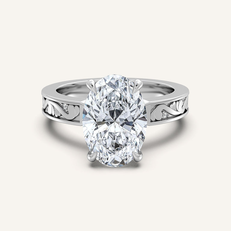 Image for Vintage Inspired Engagement Ring | Platinum