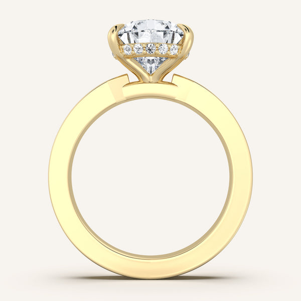 Vintage Inspired Engagement Ring | 14k Yellow Gold