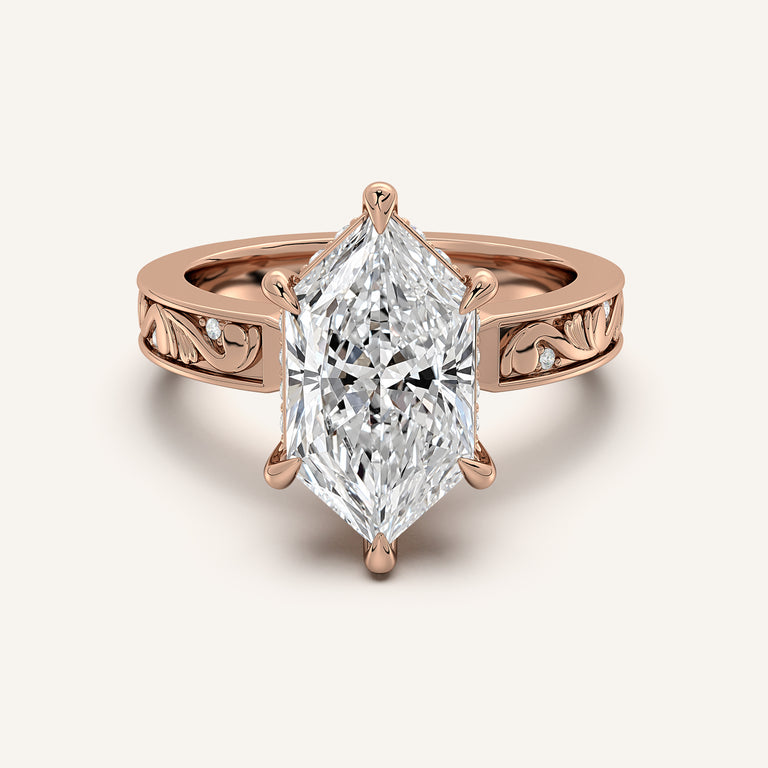 Image for Dutch Marquise Vintage Inspired Engagement Ring | 18k Rose Gold