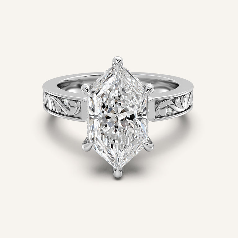 Image for Dutch Marquise Vintage Inspired Engagement Ring | Platinum