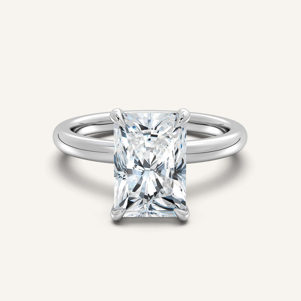 Ame Solitaire Engagement Ring | Platinum