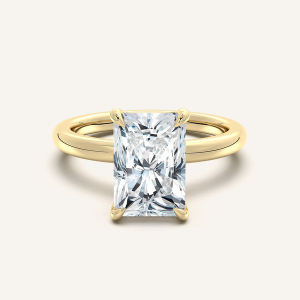 Ame Solitaire Engagement Ring | 18k Yellow Gold