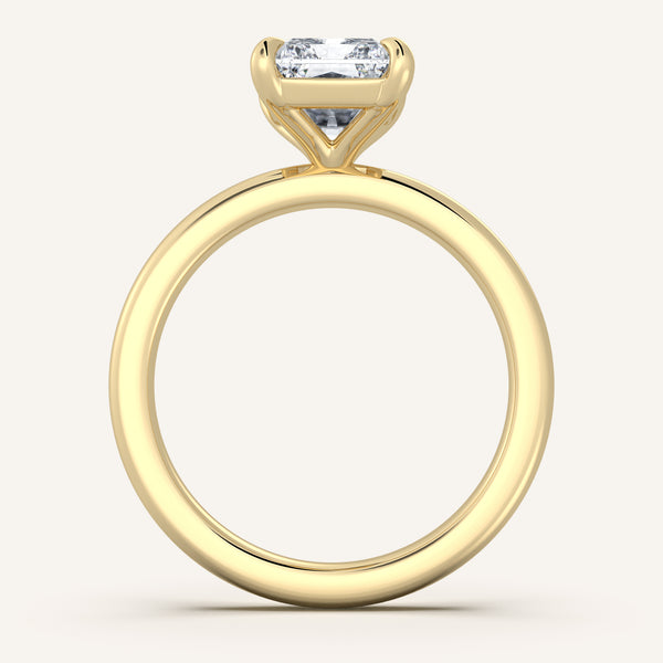 Ame Solitaire Engagement Ring | 18k Yellow Gold