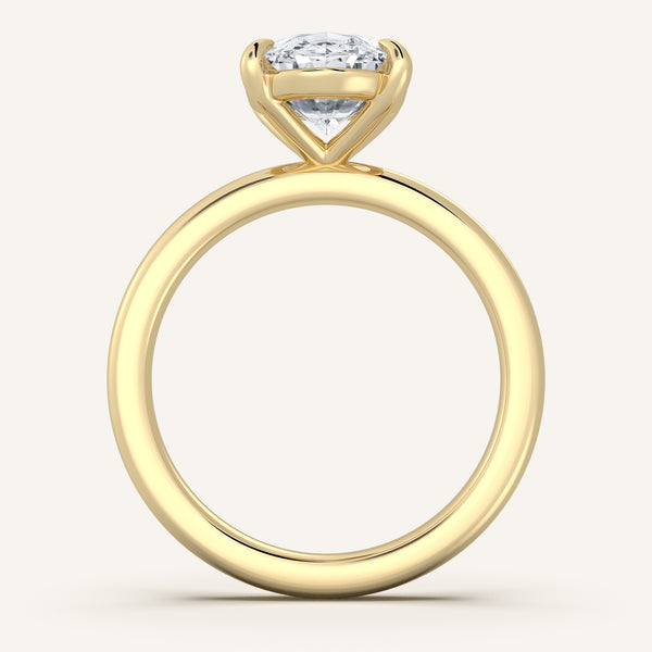 Ame Solitaire Engagement Ring | 18k Yellow Gold