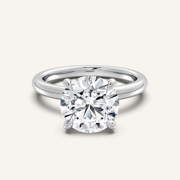 Ame Solitaire Engagement Ring | Platinum