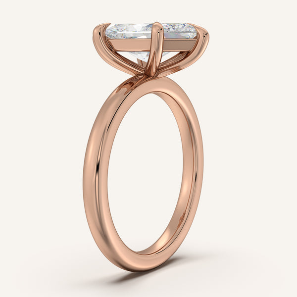 Dutch Marquise Solitaire Engagement Ring | 18k Rose Gold