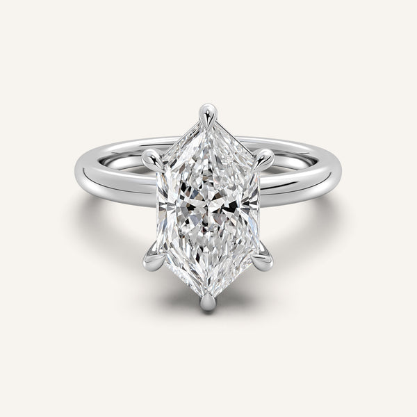 Dutch Marquise Solitaire Engagement Ring | Platinum