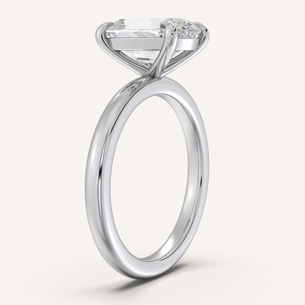 Old Mine Cut Solitaire Engagement Ring | Platinum