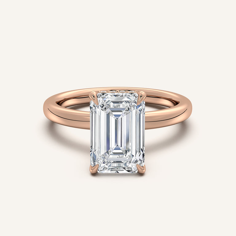 Image for Eternite Hidden Halo Engagement Ring | 14k Rose Gold