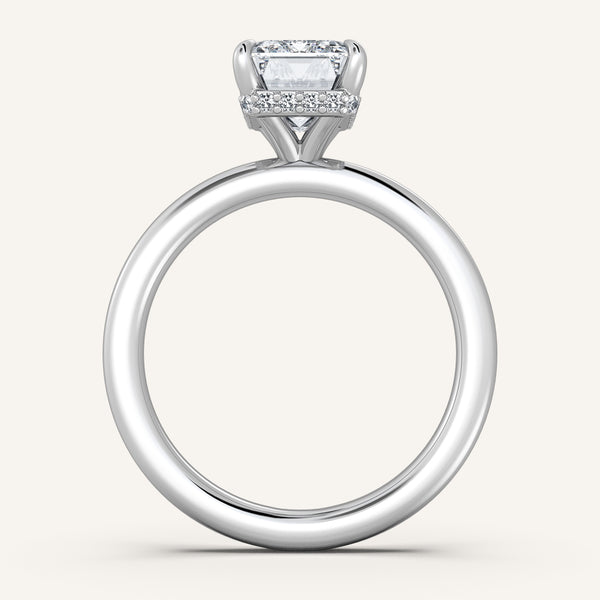 Eternite Hidden Halo Engagement Ring | Platinum