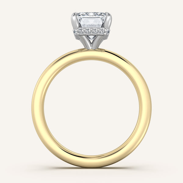 Eternite Hidden Halo | 14k Two Tone