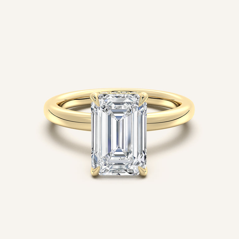 Image for Eternite Hidden Halo Engagement Ring | 14k Yellow Gold