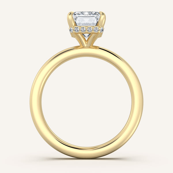 Eternite Hidden Halo | 14k Yellow Gold
