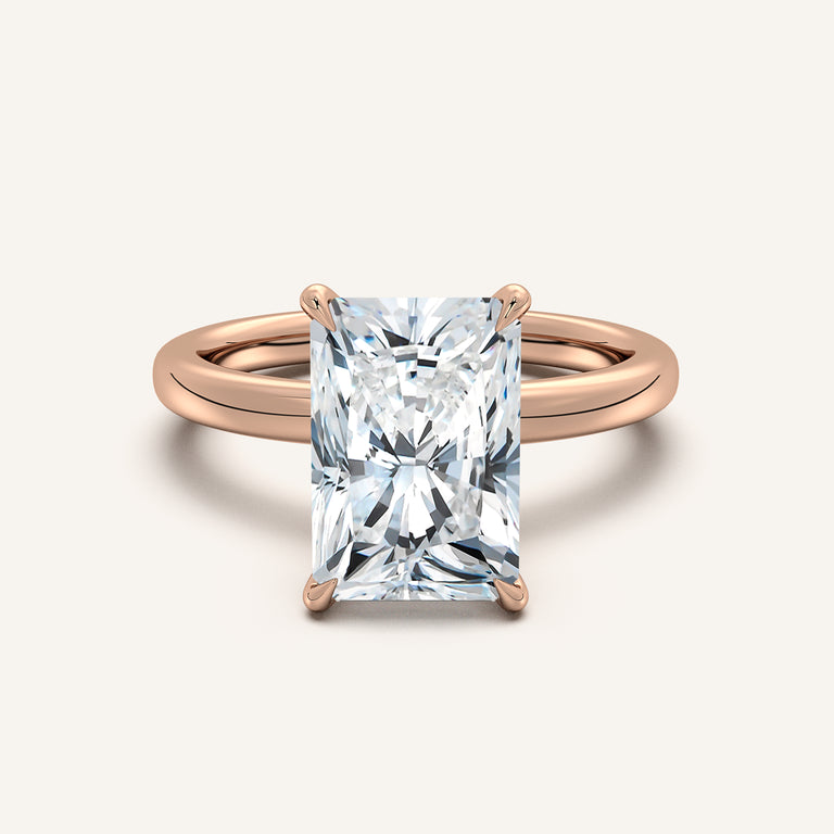 Image for Eternite Hidden Halo Engagement Ring | 14k Rose Gold