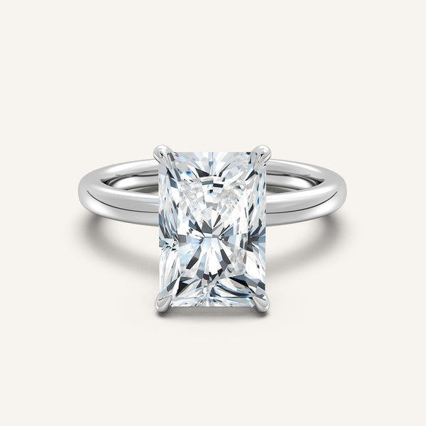 Eternite Hidden Halo Engagement Ring | 14k White Gold