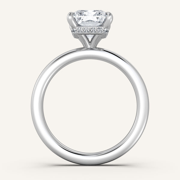 Eternite Hidden Halo Engagement Ring | Platinum