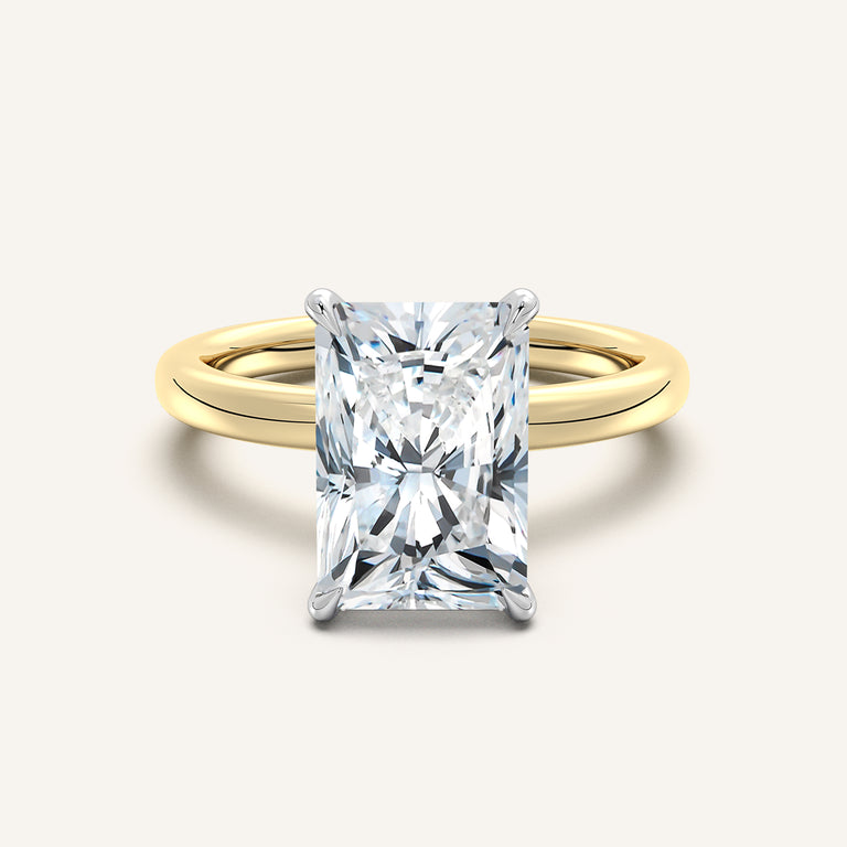 Image for Eternite Hidden Halo Engagement Ring | 14k Two Tone