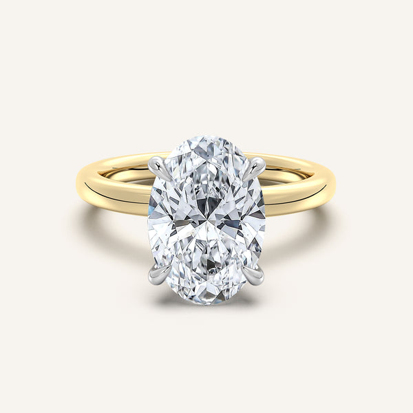 Eternite Hidden Halo | 18k Two Tone