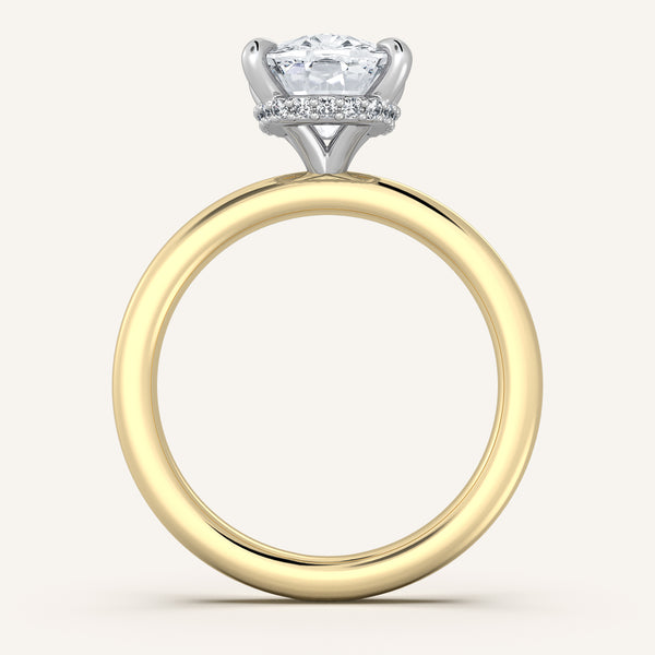 Eternite Hidden Halo | 18k Two Tone