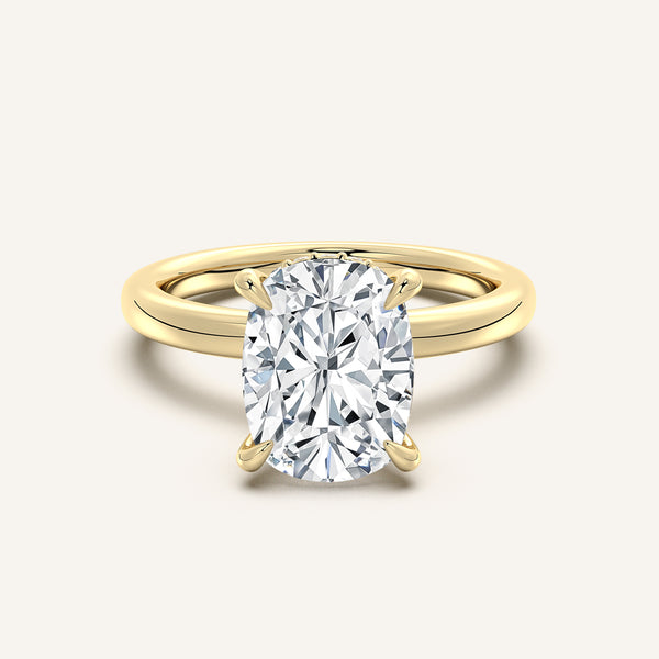 Eternite Hidden Halo | 14k Yellow Gold